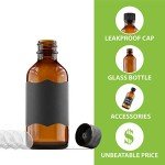 VINEVIDA 12 Pack Amber Glass Bottles with Accessories