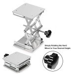 Stonylab 6x6 Inch Stainless Steel Lab Lift Jack