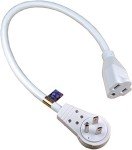 STELLAR LABS Flat Plug Extension Cord 28-11105