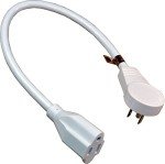 STELLAR LABS Flat Plug Extension Cord 28-11105