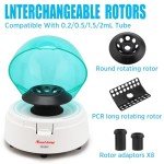 Sanliang Mini Benchtop Centrifuge with 2 Rotors