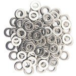 Sutemribor Stainless Steel Flat Washers, 100 Pack