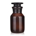 Amber Borosilicate Glass Reagent Bottle 125ML