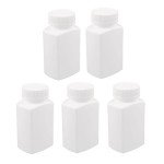 5-Pack 150cc Empty Plastic Bottles & Jars
