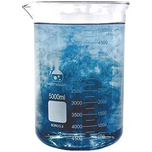 5000ml Low Form Griffin Beaker - Graduated Glass