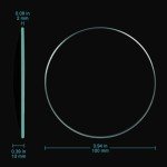 Stonylab 10-Pack 100mm Borosilicate Watch Glasses