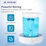 AyinLab Magnetic Stirrer with Speed Control, 3000ml