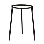 Black Metal Tripod Stand for Lab Lamps