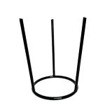 Black Metal Tripod Stand for Lab Lamps