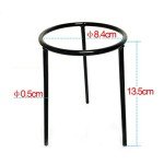 Black Metal Tripod Stand for Lab Lamps