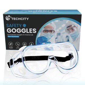 TechCity Anti-Fog Safety Goggles for Lab Use