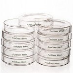 Autoclavable Glass Petri Dishes, Pack of 10