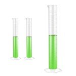 500ml Plastic Graduated Measuring Cylinder - 2 Pack