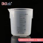 Plastic Beaker Set - 4 Pcs, 600ml
