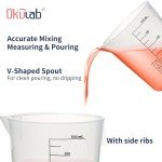 Plastic Beaker Set - 4 Pcs, 600ml