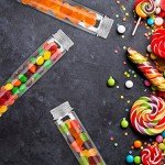 Clear Plastic Test Tubes with Caps - 36 Pack