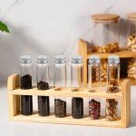 Clear Plastic Test Tubes with Caps - 36 Pack