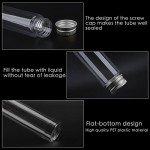 Clear Plastic Test Tubes with Caps - 36 Pack