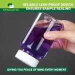 16 Oz Leak-Proof Plastic Sample Bottles - 4 Pcs