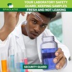 16 Oz Leak-Proof Plastic Sample Bottles - 4 Pcs