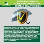 16 Oz Leak-Proof Plastic Sample Bottles - 4 Pcs