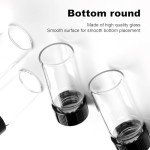 10PCS 5ml Clear Glass Sample Bottles with Caps