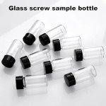 10PCS 5ml Clear Glass Sample Bottles with Caps
