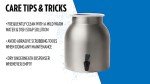 Stainless Steel 2.2-Gallon Water Dispenser