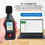 Digital Decibel Meter with Data Logging & Alarm