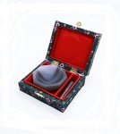 KOLAMOON 70mm Natural Agate Mortar and Pestle Set