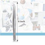 Micro Precision Surgical Forceps Set - 6 Inch Tweezers