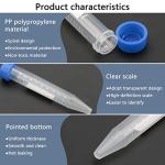 Kesell 10ml Centrifuge Tubes with Screw Caps - 20 Pack