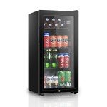 HAILANG 105 Can Freestanding Beverage Refrigerator