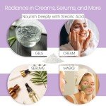 Organic Stearic Acid Powder for DIY Skincare