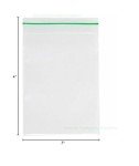 Minigrip GreenLine Reclosable Polyethylene Bags, 3" x 4