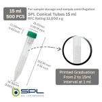 Sterilized 15 ml Centrifuge Tubes with Racks