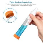 Sterile 15mL Conical Centrifuge Tubes - 50Pcs