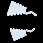 12-Pack PTFE Magnetic Stir Bars - 40mm