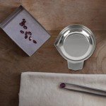 4-Pack Metal Weighing Pans for Lab and Food