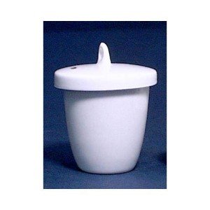Porcelain Crucible with Lid, Low Form, 30ml