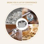 4-Pack Metal Weighing Pans for Lab and Food