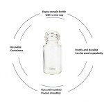 20ML Clear Glass Sample Vials with Screw Caps