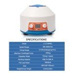 LABTRUEIN Digital Benchtop Centrifuge with Timer & Speed Control