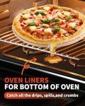 Large Heavy Duty Non-Stick Oven Liners - 2 Pack