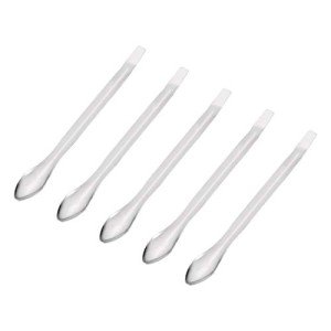 Stainless Steel Micro Scoop Lab Spoon Set - 5pcs