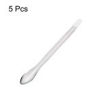 Stainless Steel Micro Scoop Lab Spoon Set - 5pcs