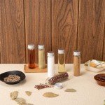 BKMAMLAB 50ml Clear Glass Vials with Caps