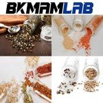 BKMAMLAB 50ml Clear Glass Vials with Caps