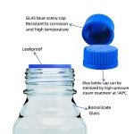 250ml Graduated Round Glass Reagent Bottle