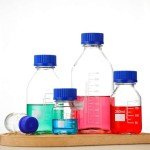 250ml Graduated Round Glass Reagent Bottle